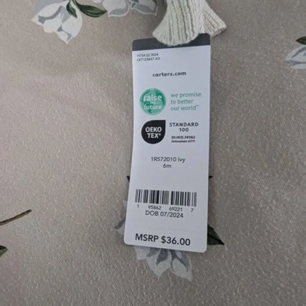 Carters new tags